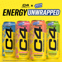 Blue Raspberry can pouring into glass, C4 refreshing flavor benefit