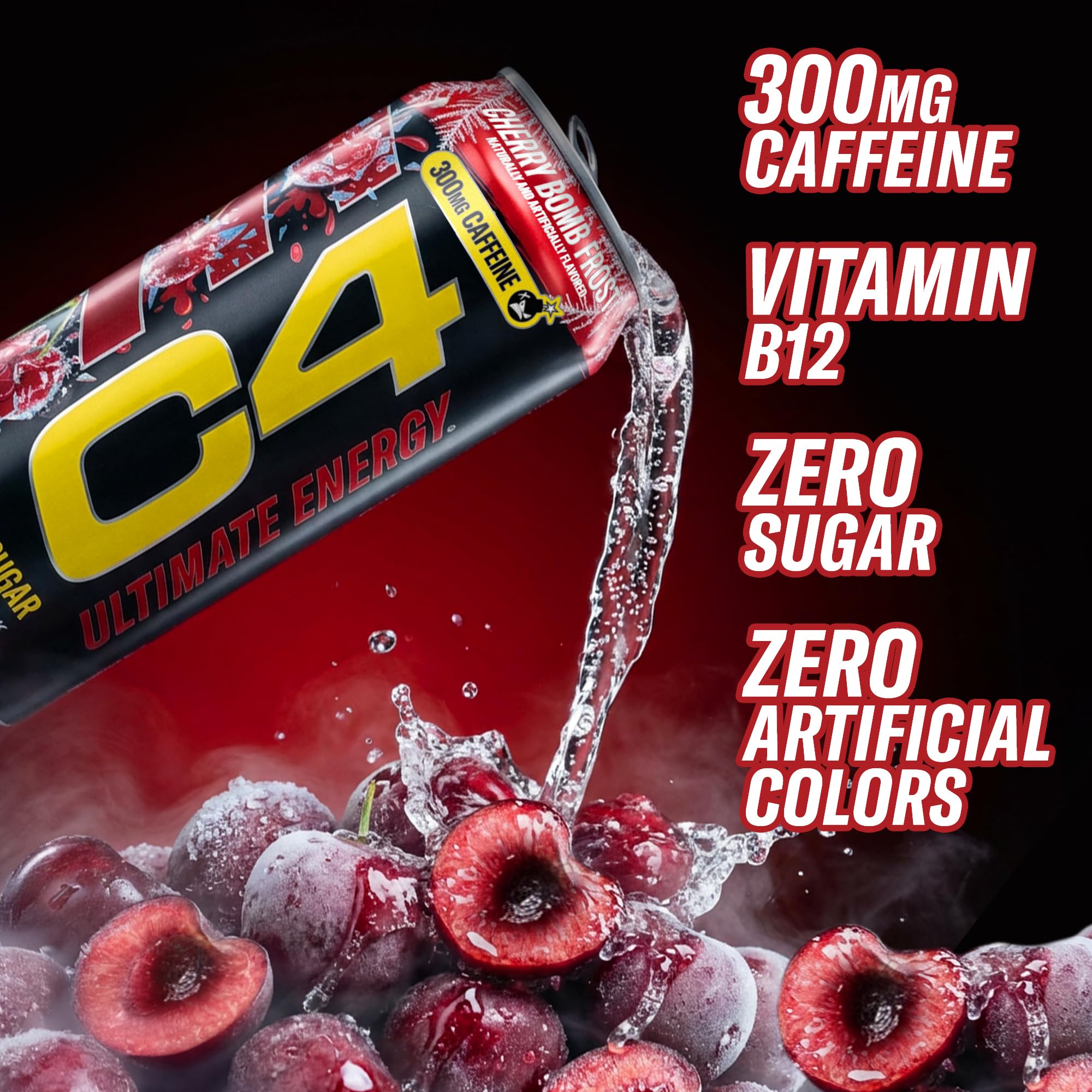 C4 lata cambiando de color indicando que está fría y lista