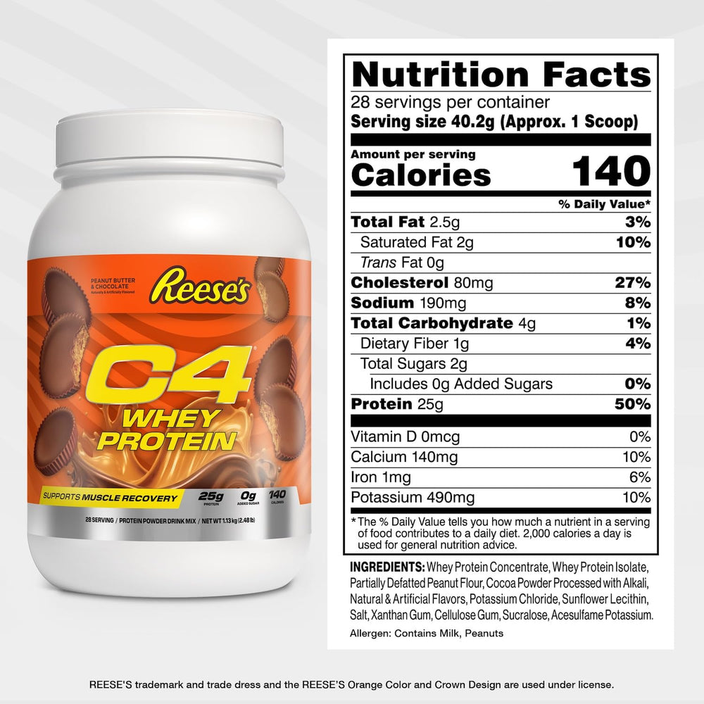 C4 Whey polvo en cuchara con textura fina y mezcla fácil