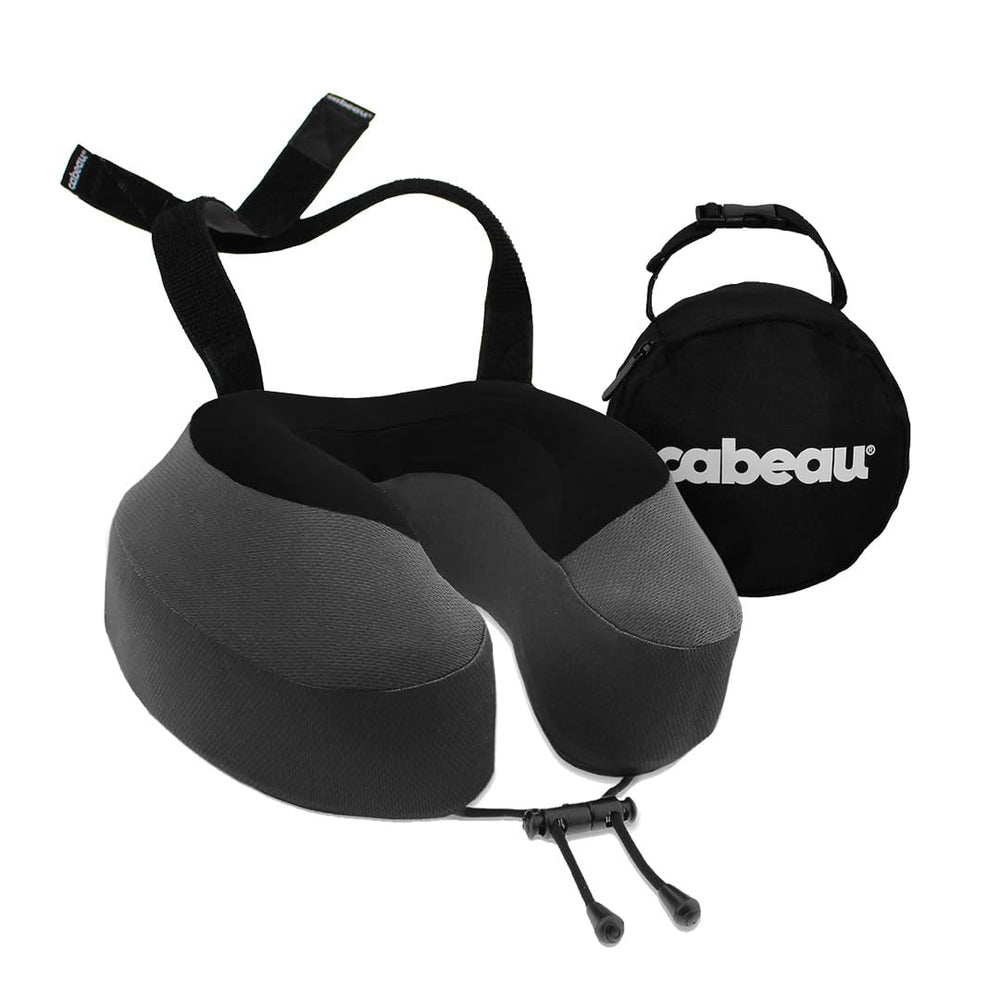Cabeau con vista frontal mostrando forma ergonómica y soporte completo