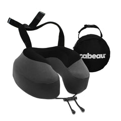 Cabeau con vista frontal mostrando forma ergonómica y soporte completo