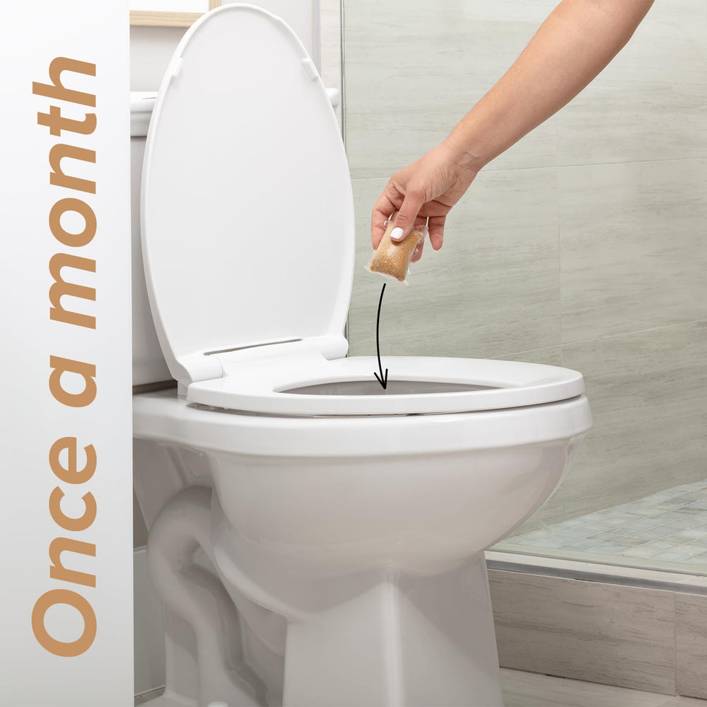 Cabin Obsession lifestyle cabin bathroom demonstrating reliable septic care