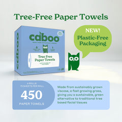 Caboo hoja extendida ilustrando alta absorción y durabilidad