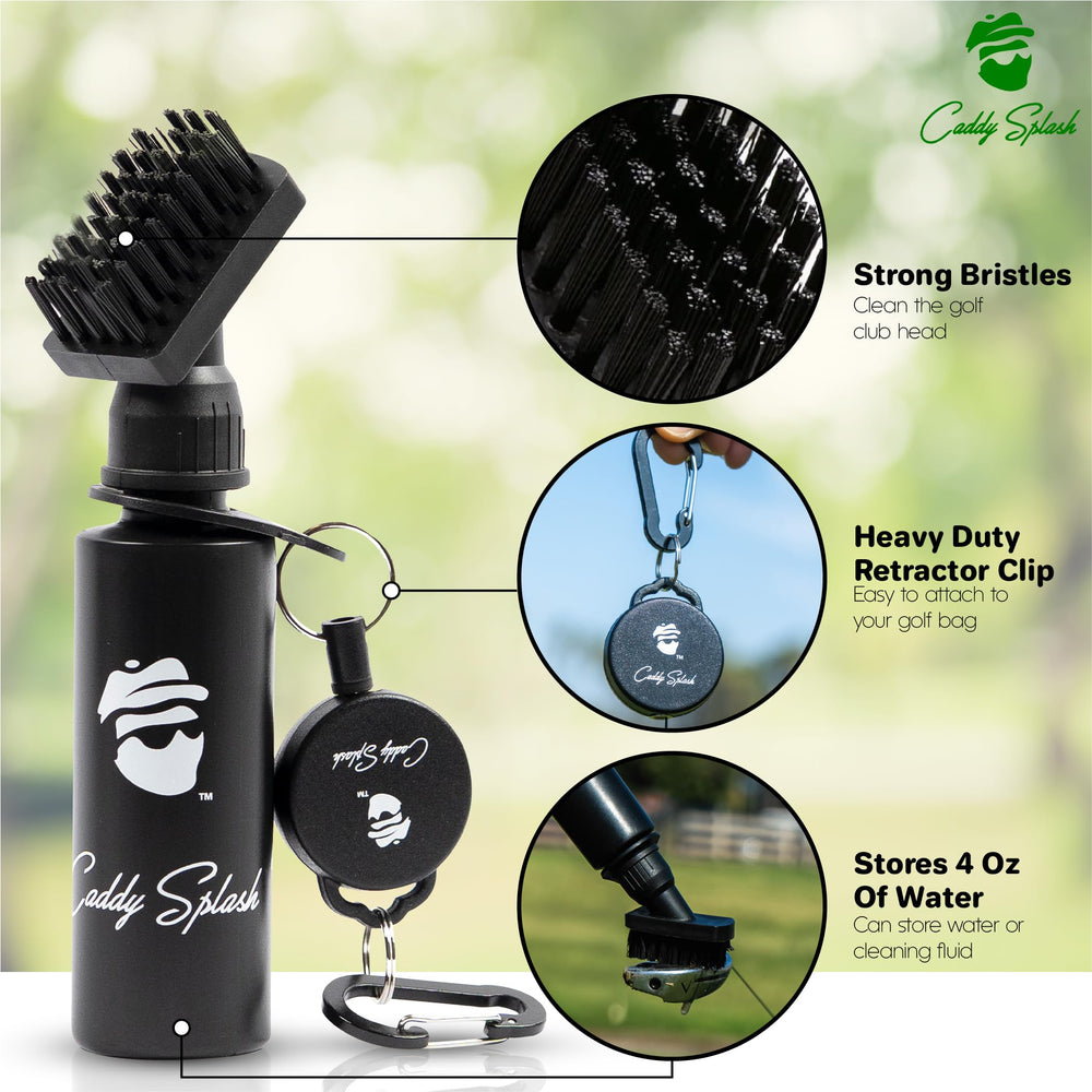 Caddy Splash primer plano del cabezal de nylon que ofrece limpieza amplia y segura