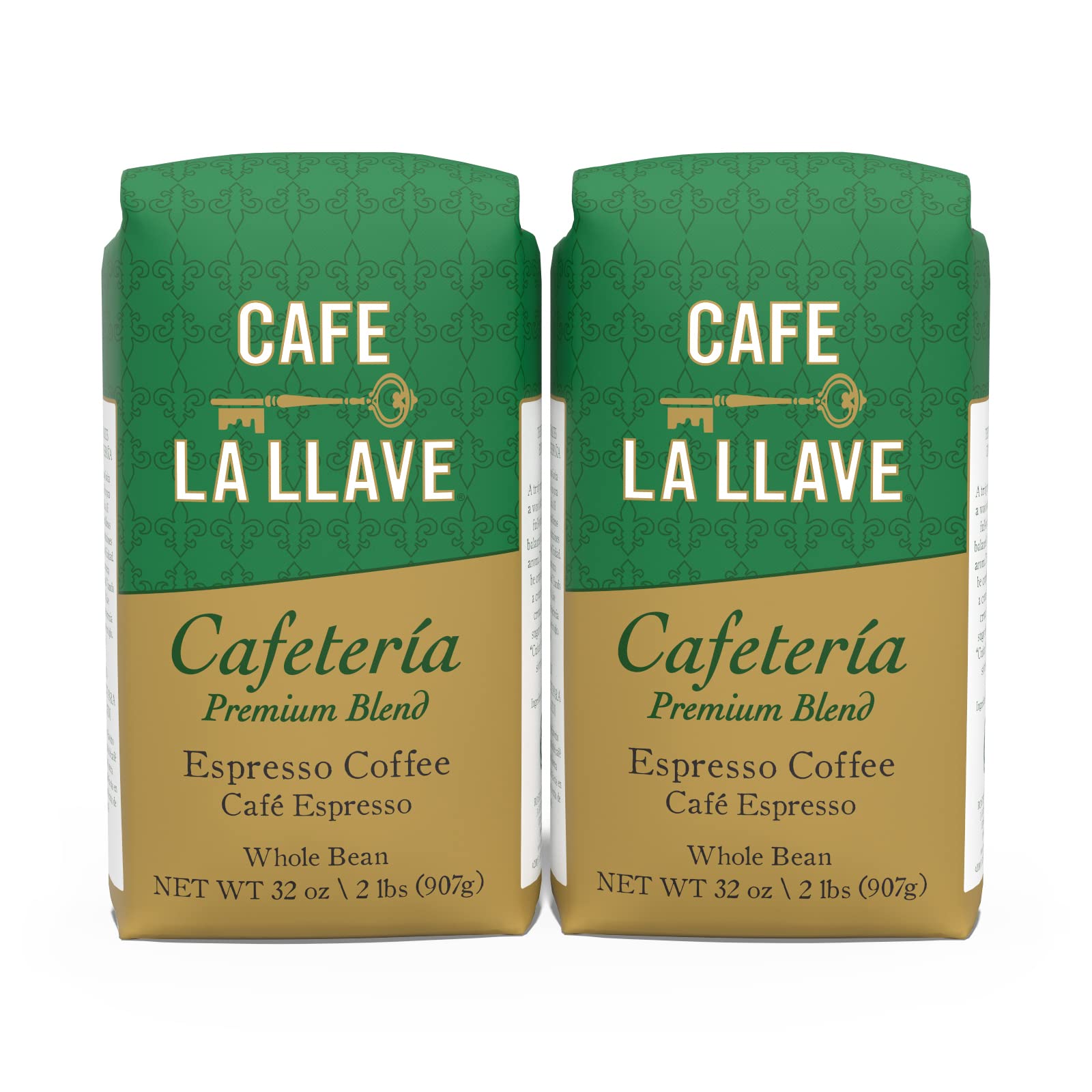 Cafe La Llave empaque frontal mostrando tamaño y aroma preservado