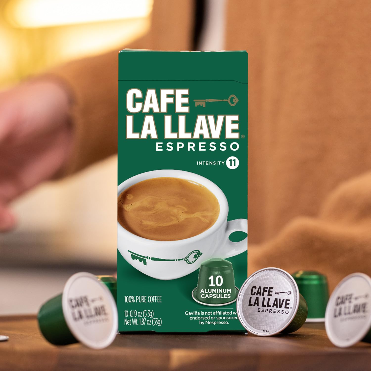 Café La Llave contenedor TerraCycle con cápsulas para reciclaje responsable