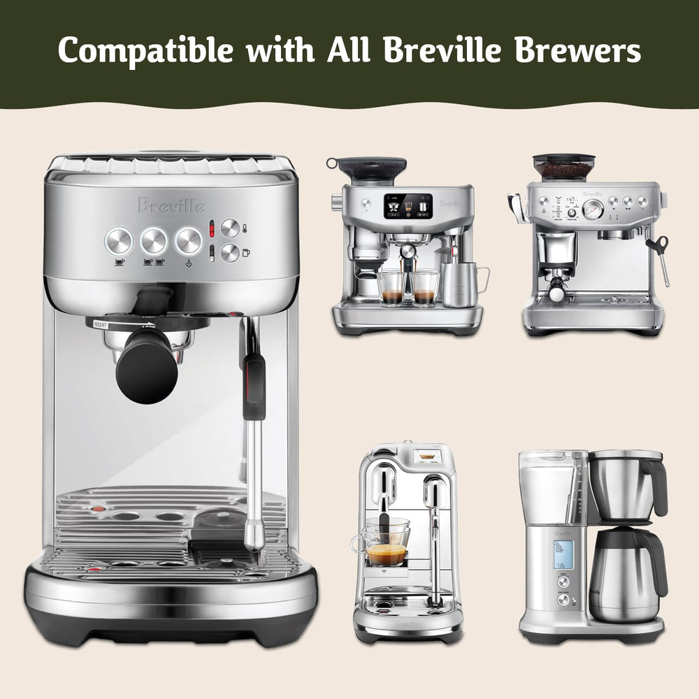 Caffe Assaggio solución en uso dentro de una máquina Breville para mantenimiento