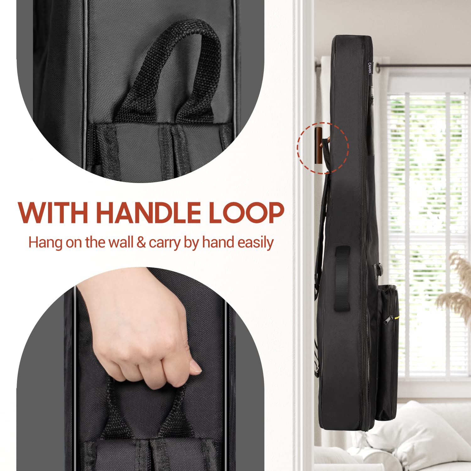 CAHAYA adjustable backpack straps for comfortable hands-free carrying
