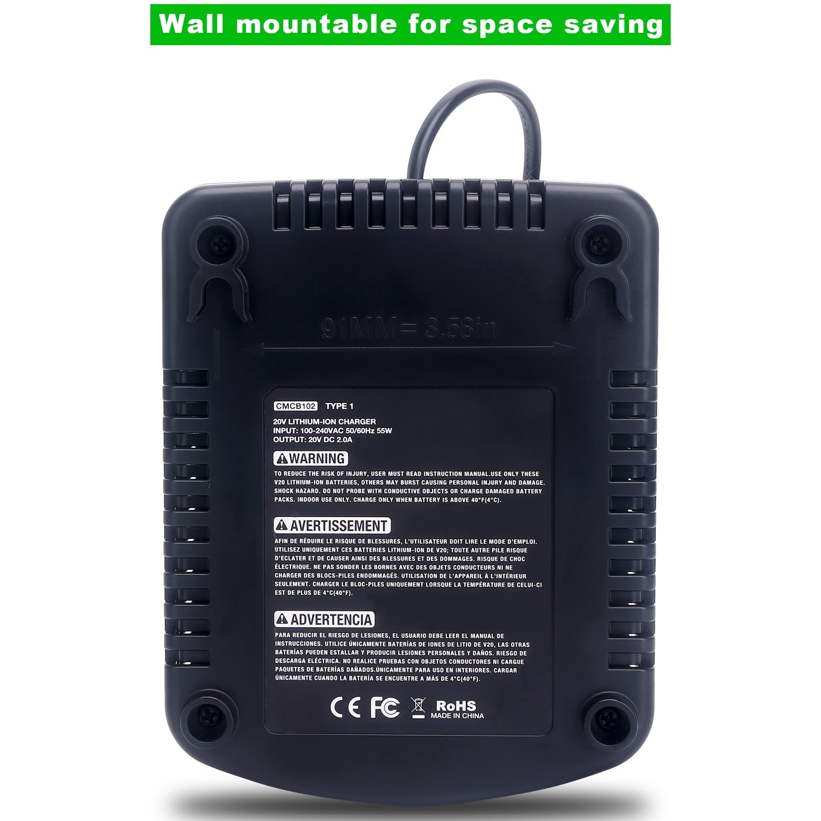 Cailingbat textura de carcasa resistente mostrando calidad del plástico