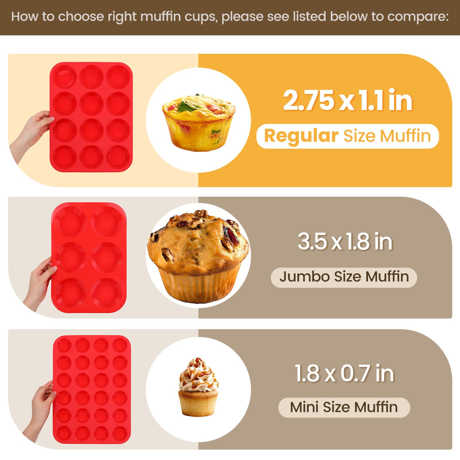 CAKETIME etiqueta con medidas de las copas, información clara para recetas