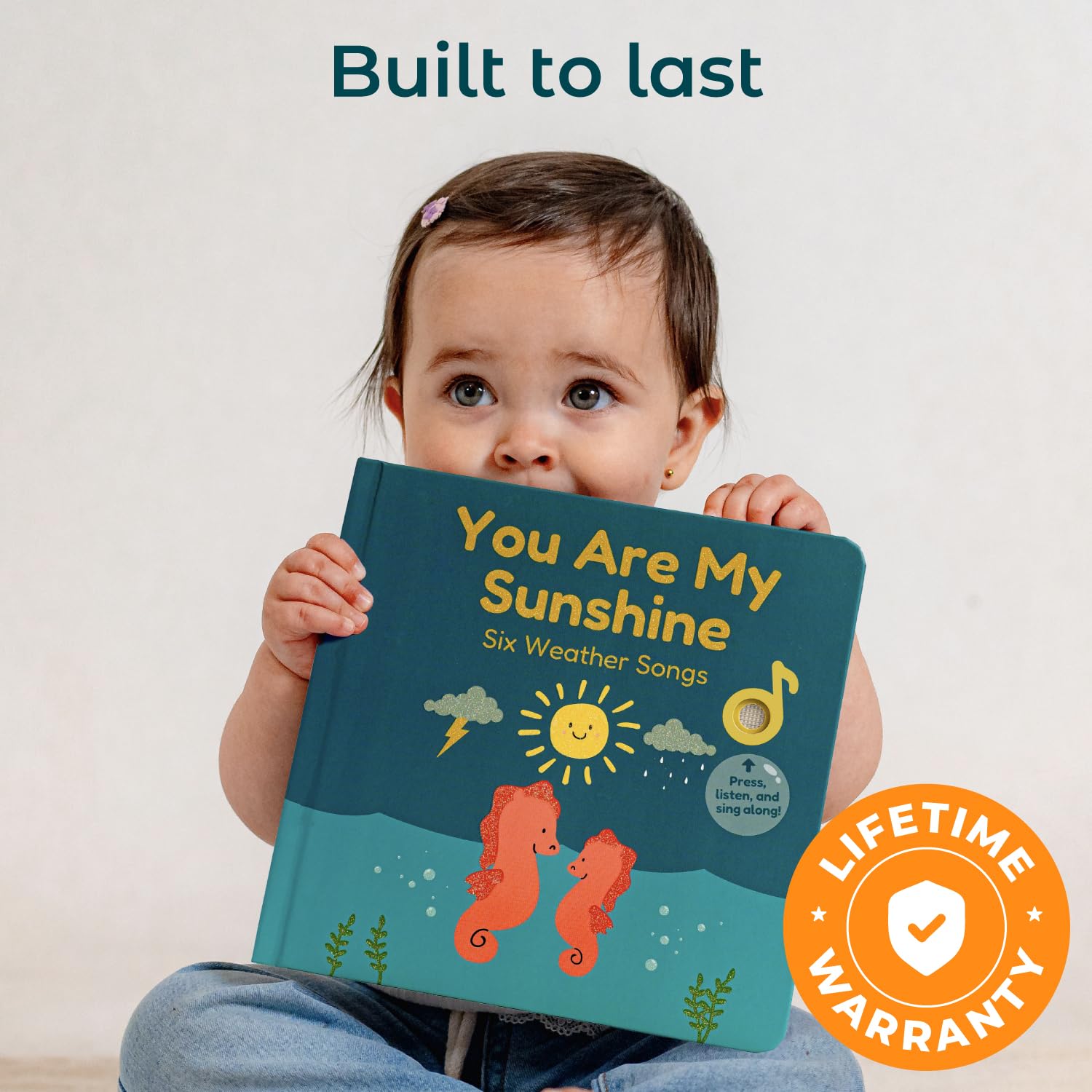 Cali's Books in a living room with a toddler listening via headphones for quiet play