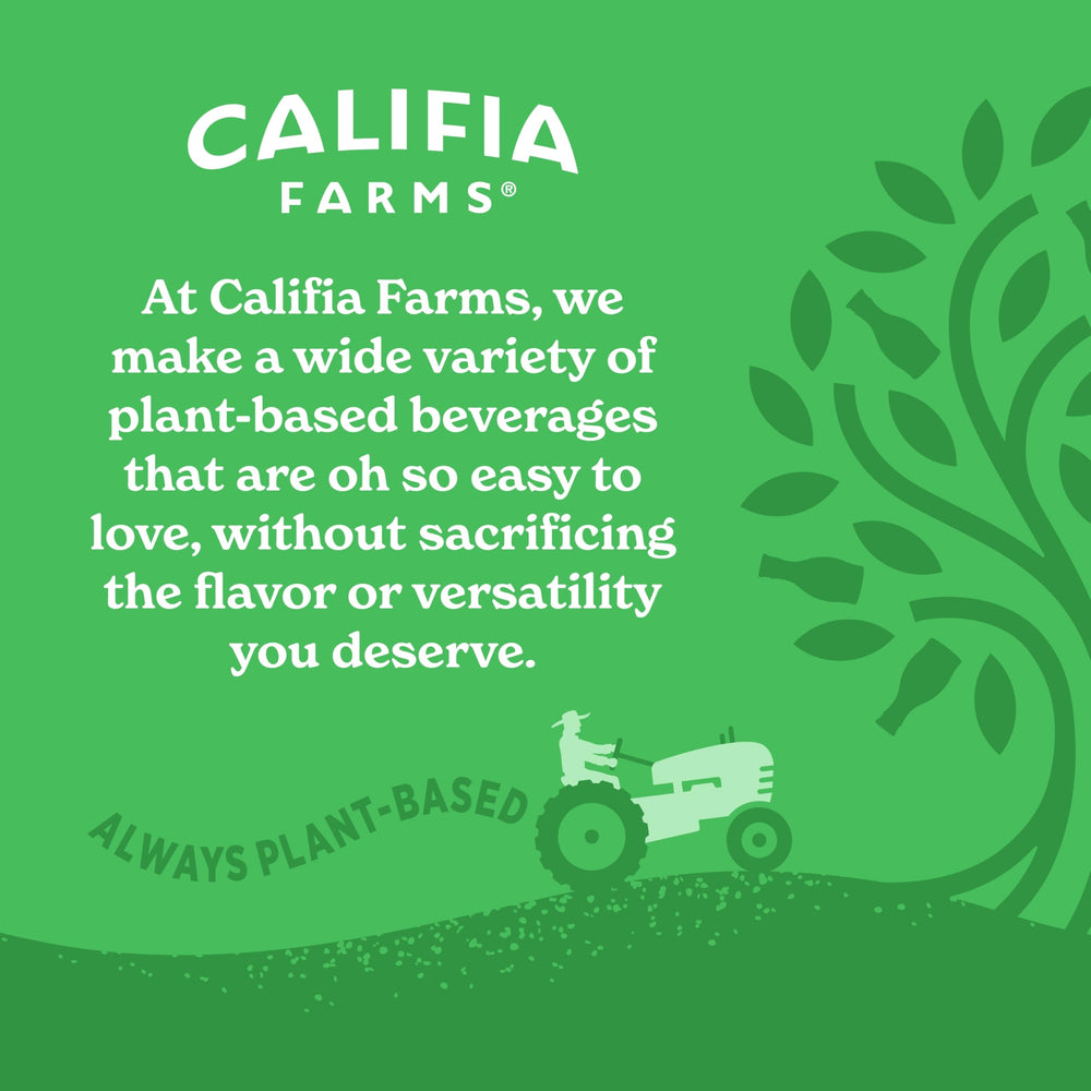 Califia Farms carton in kitchen setting showing versatile everyday use benefit