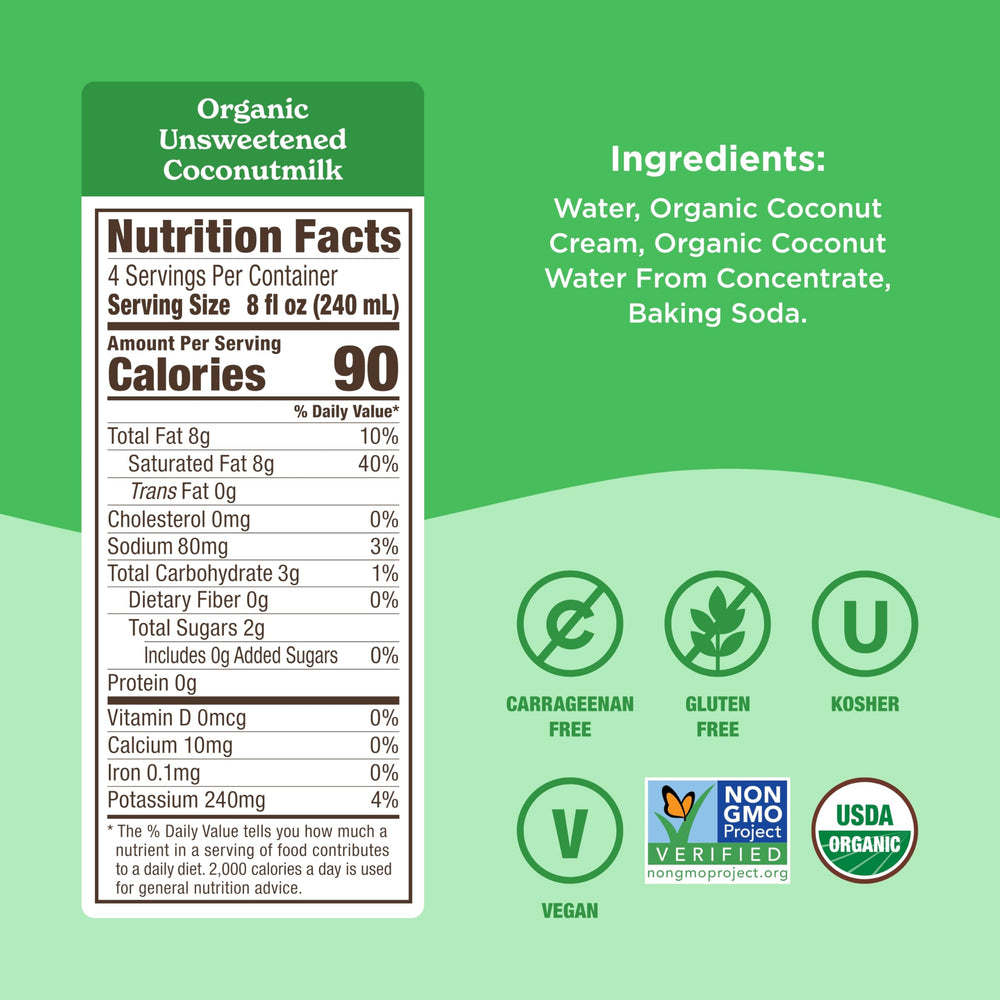 Califia Farms coconut milk blended into smoothie for rich texture benefit