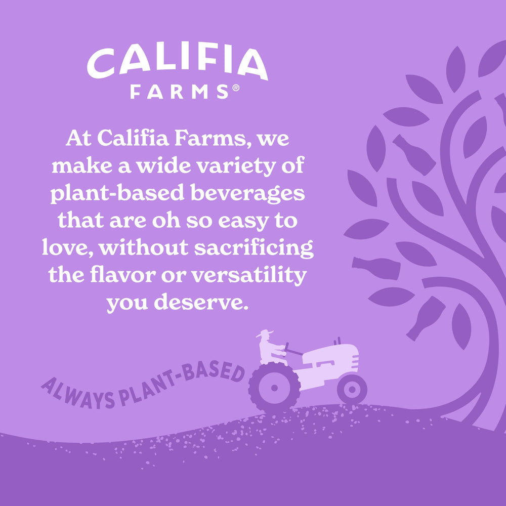 Califia Farms finished latte on kitchen counter showcasing creamy results