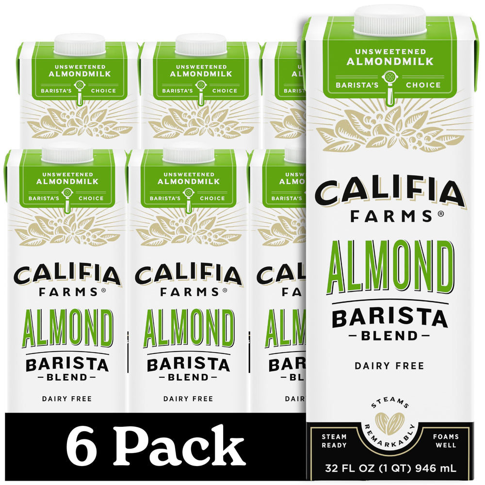 Califia Farms front packaging showing carton and shelf-stable convenience