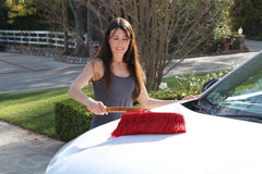 California Car Duster paraffin-baked cotton head close-up protects finish