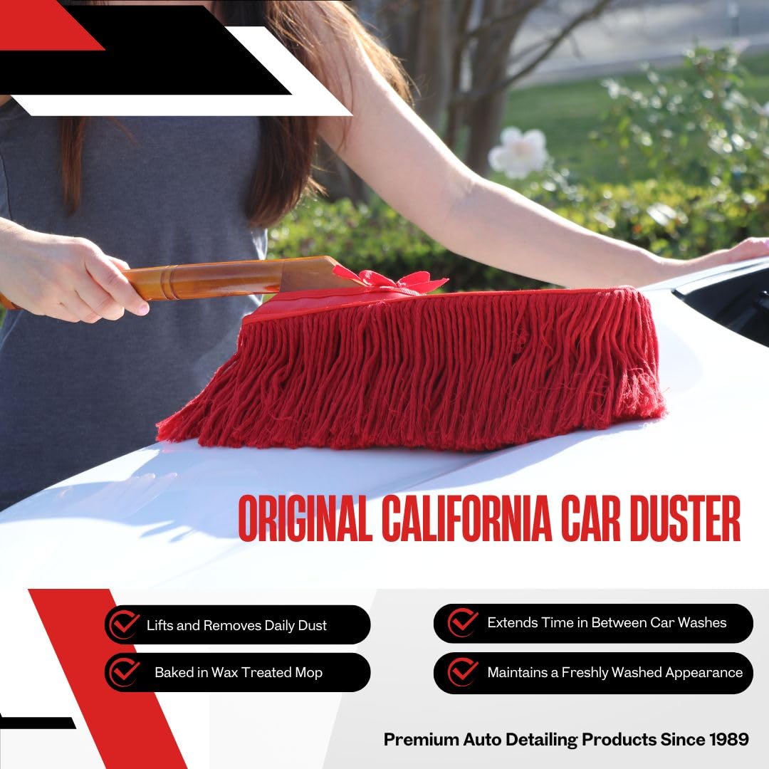 California Car Duster head edge detail demonstrating gentle fibers