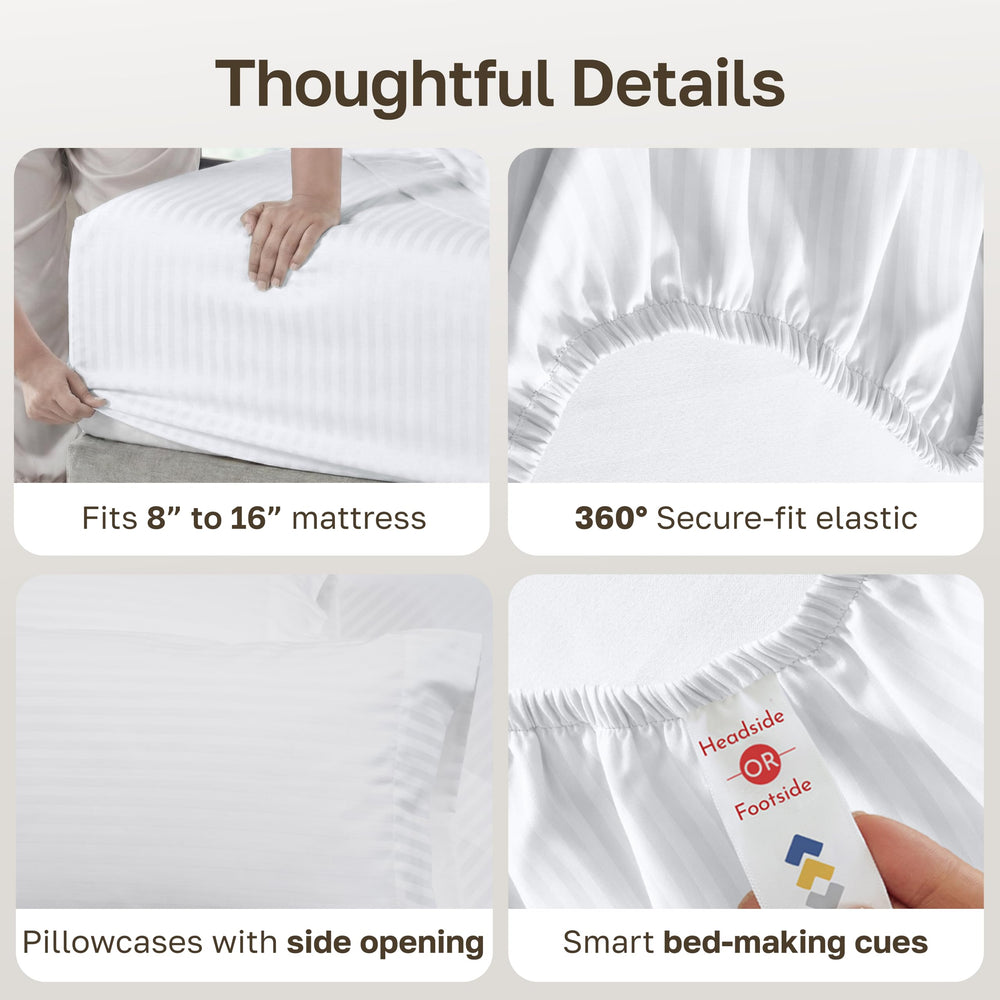 California Design Den folded sheets in hands showing fabric weight and scale