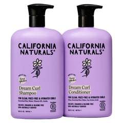 California Naturals vista frontal del pack mostrando champú y acondicionador