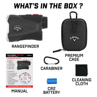 Callaway 300 Pro molded hard case protecting device for travel and rounds