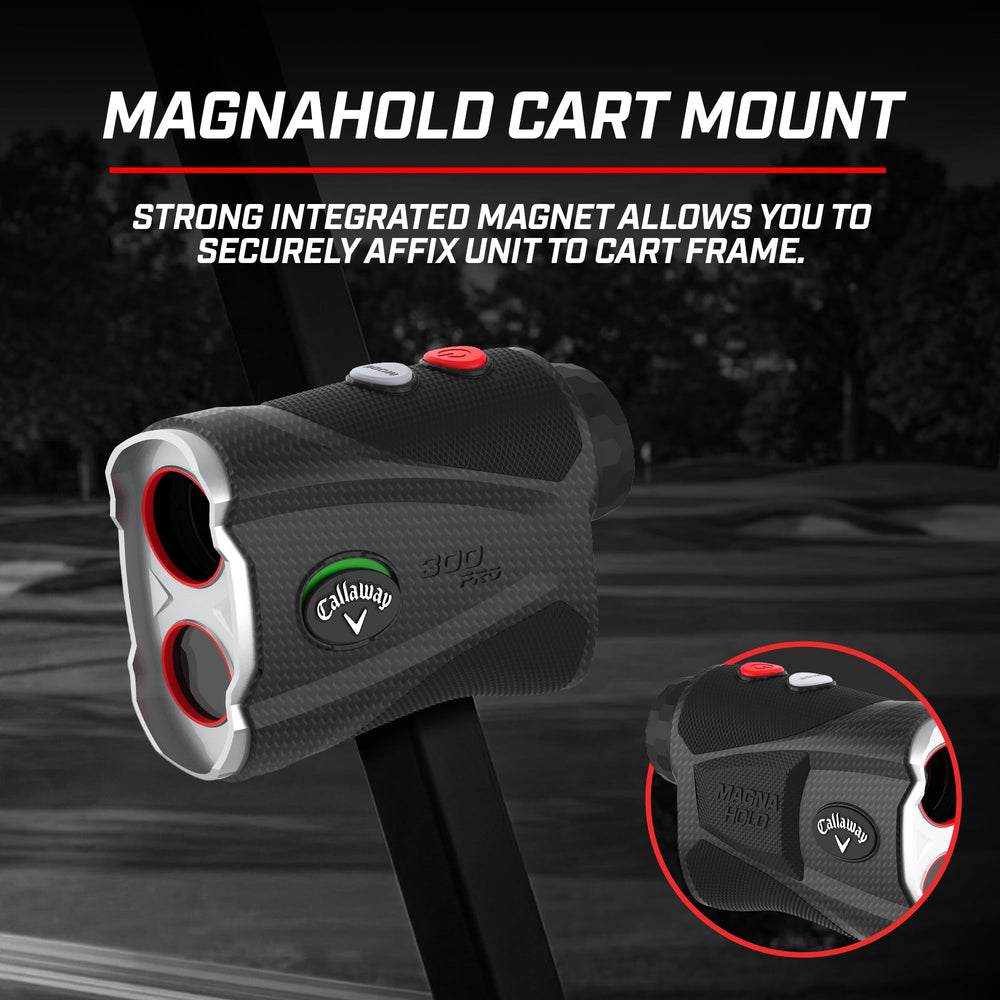 Callaway 300 Pro external slope switch detail enabling tournament-legal play