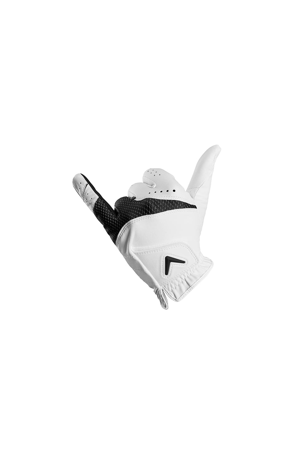 Callaway guante en uso durante el swing mostrando control y tacto