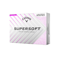 Callaway pelota frontal con diseño Pink Splatter para mejor visibilidad