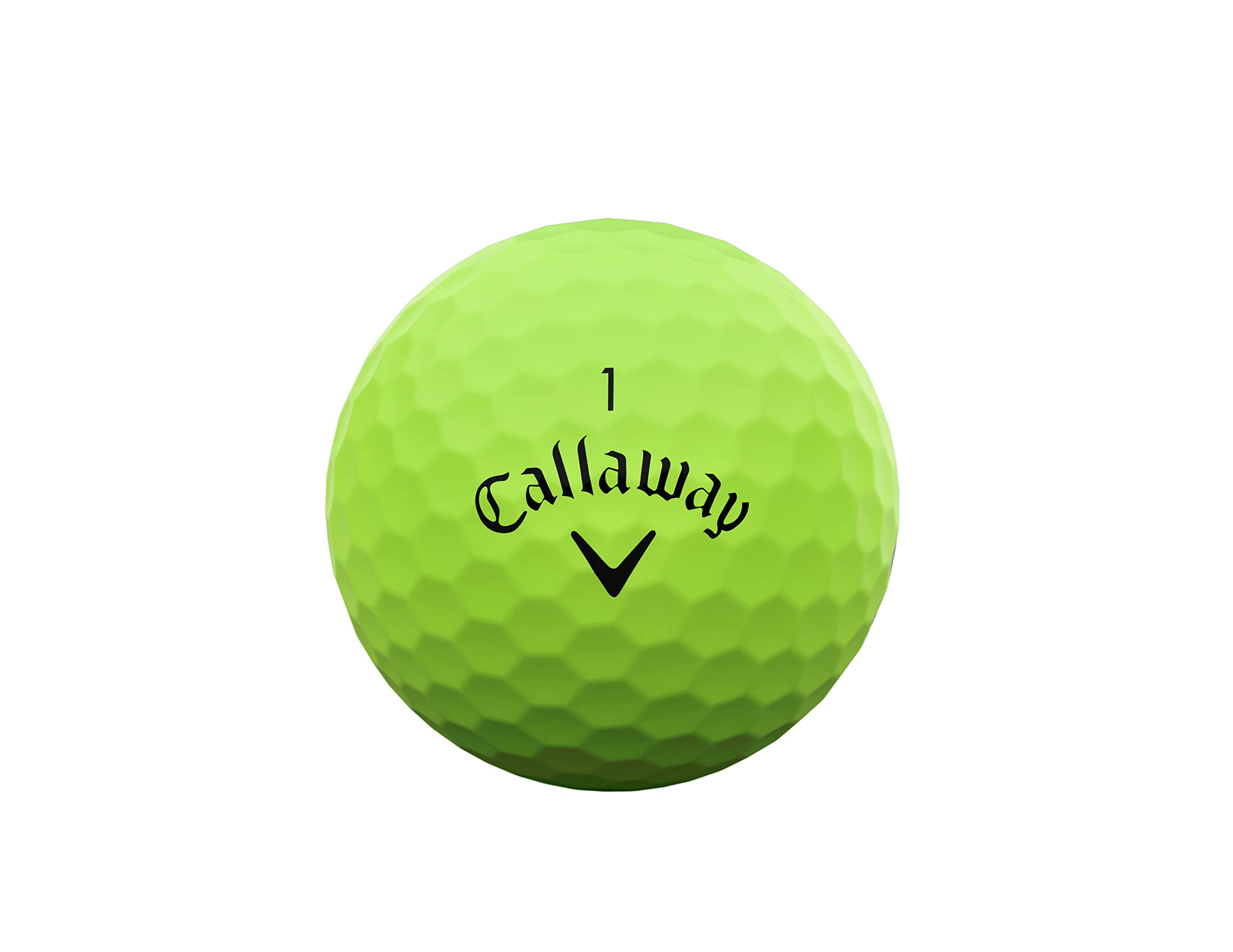 Callaway Supersoft 2023 verde bola en vuelo tras drive mostrando distancia y control