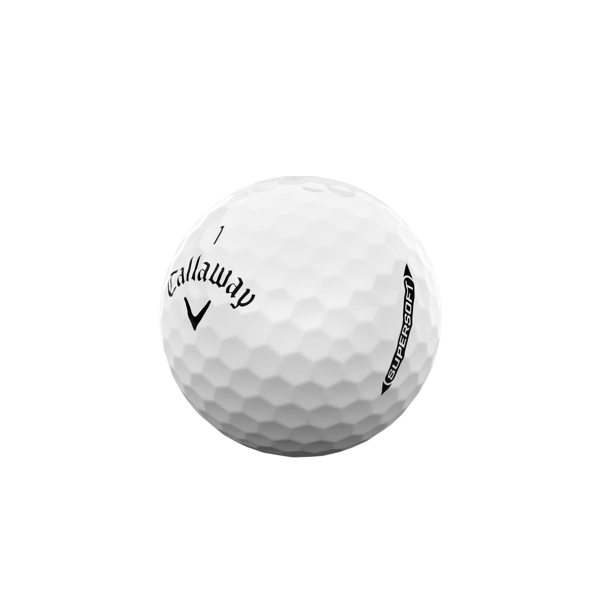 Callaway Supersoft 2025 en vuelo tras un drive, mayor velocidad y distancia