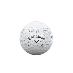 Callaway primer plano del patrón blue splatter que facilita ver el rodamiento