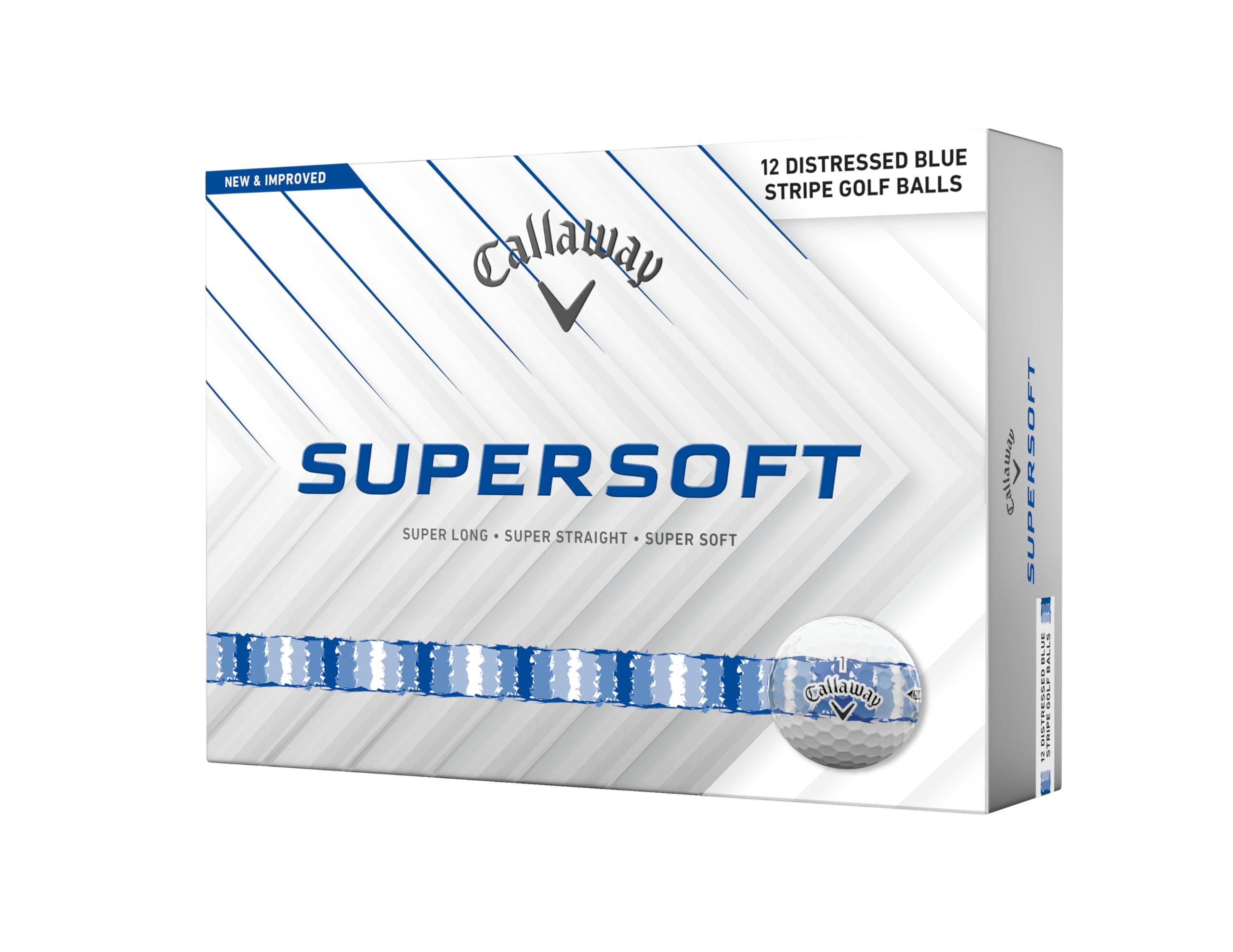 Callaway pack frontal con franja azul mostrando visibilidad y recorrido