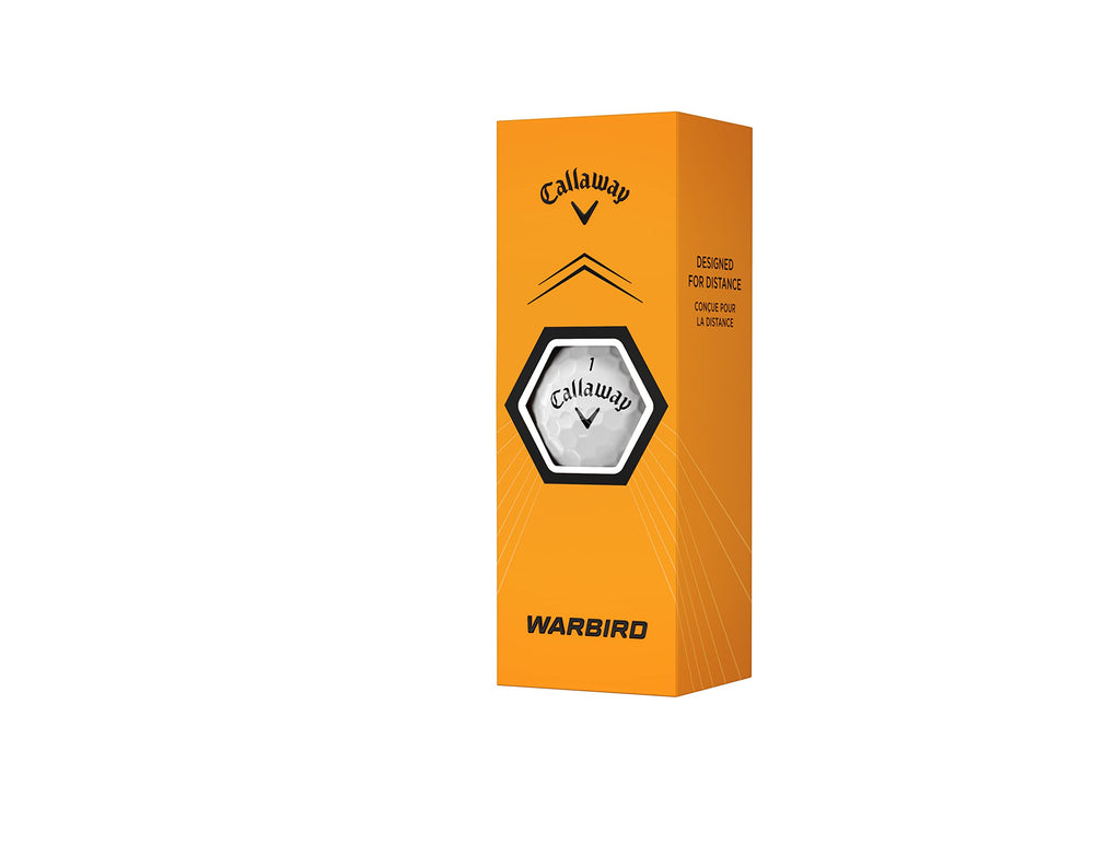 Callaway Warbird detalle del logo en la pelota que muestra calidad