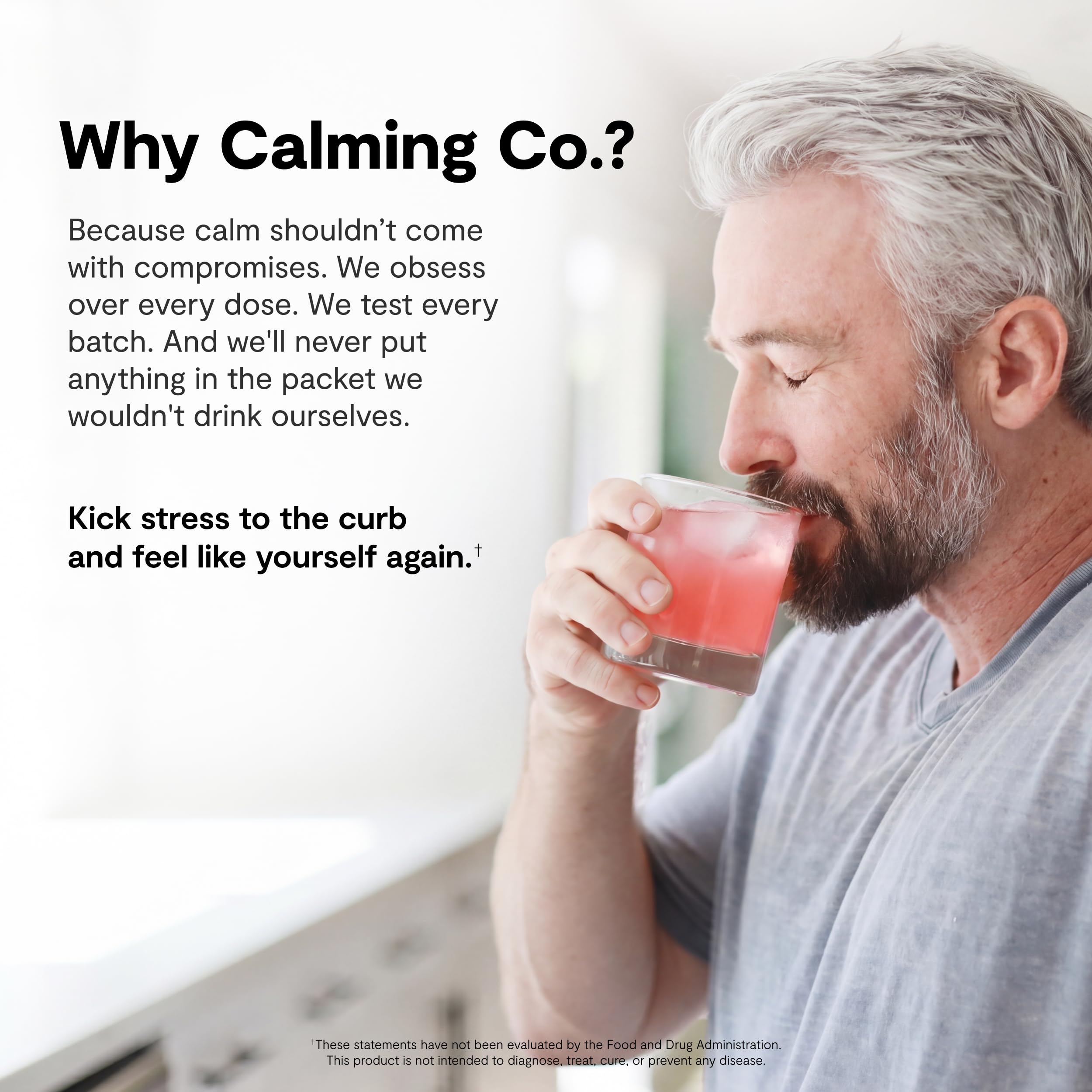 Calming Co. Ü Relax 2.0 en mesa con ambiente relajado para momento nocturno