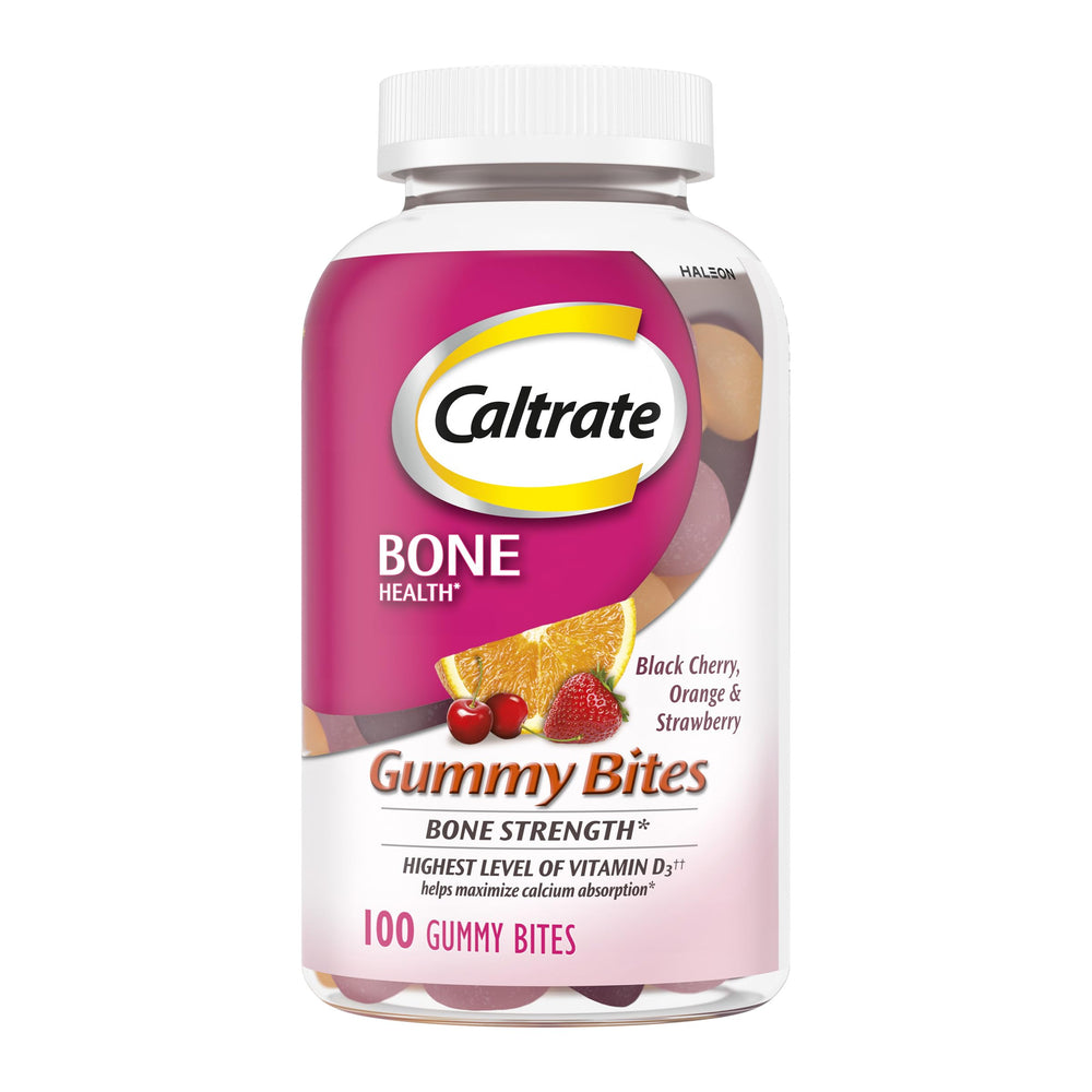 Caltrate front packaging showing bottle and label for quick identification and trust