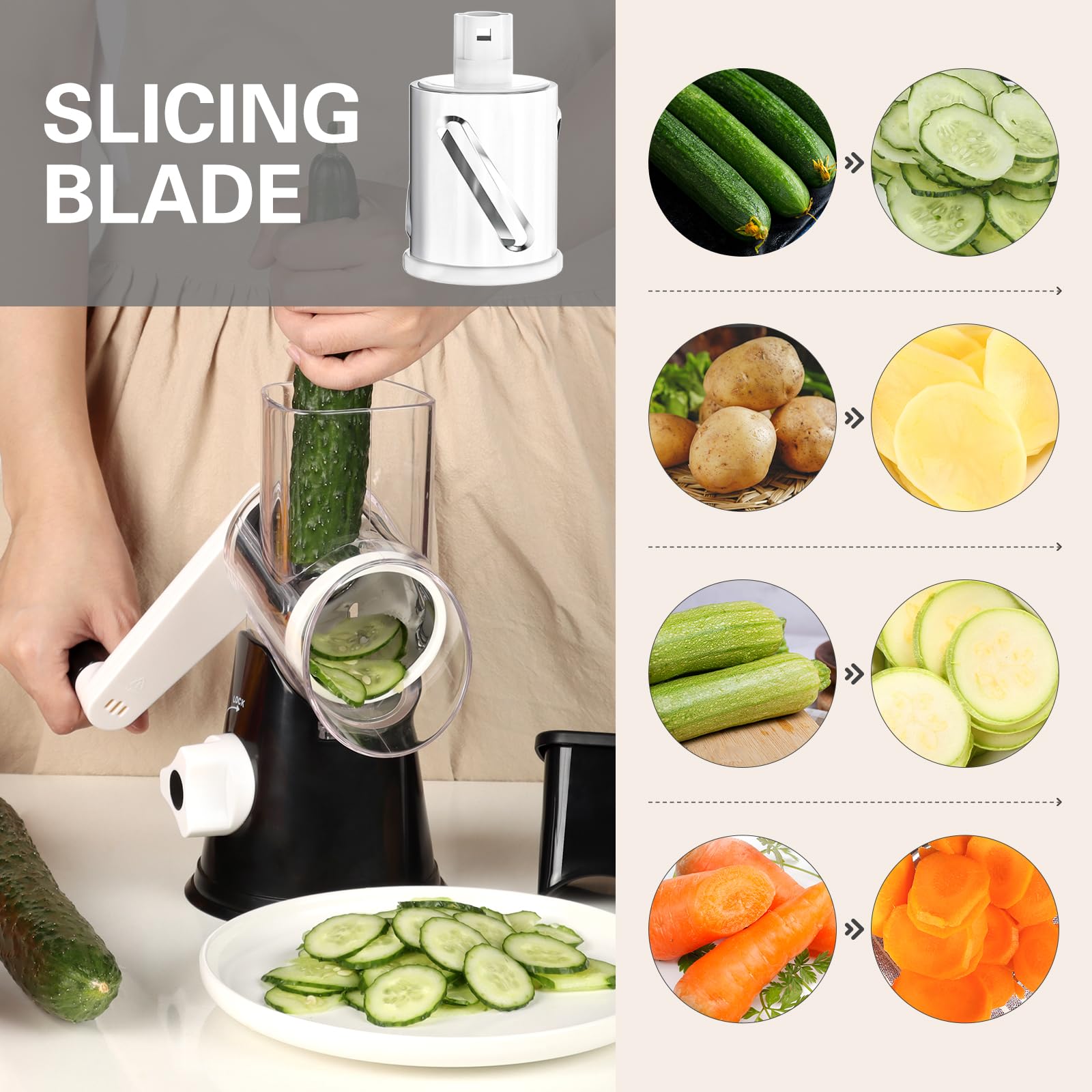Cambom stainless steel drums detail highlighting durable rust-resistant blades
