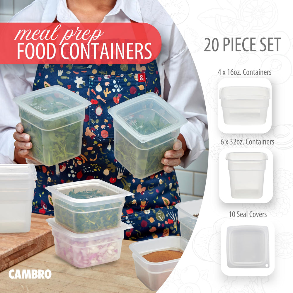 Cambro close-up of seal lid demonstrating leak-resistant fit