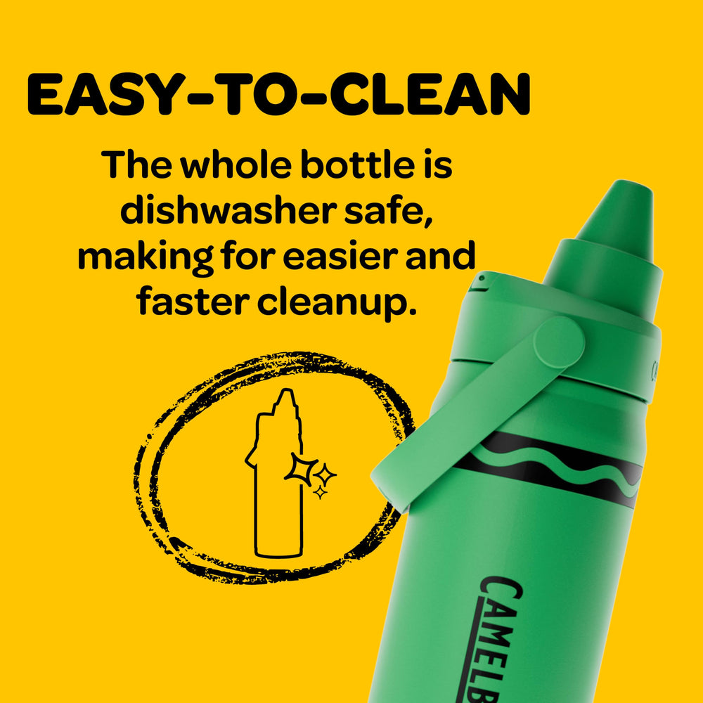 CamelBak sobre escritorio escolar, reduce ruido y aporta estabilidad