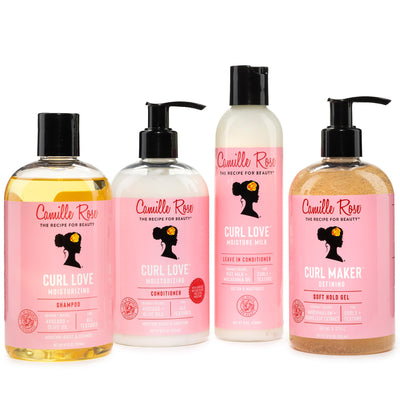 Camille Rose en ambiente cotidiano cabello rizado definido y sin frizz