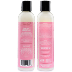 Camille Rose textura de la leche acondicionadora mostrando absorción ligera