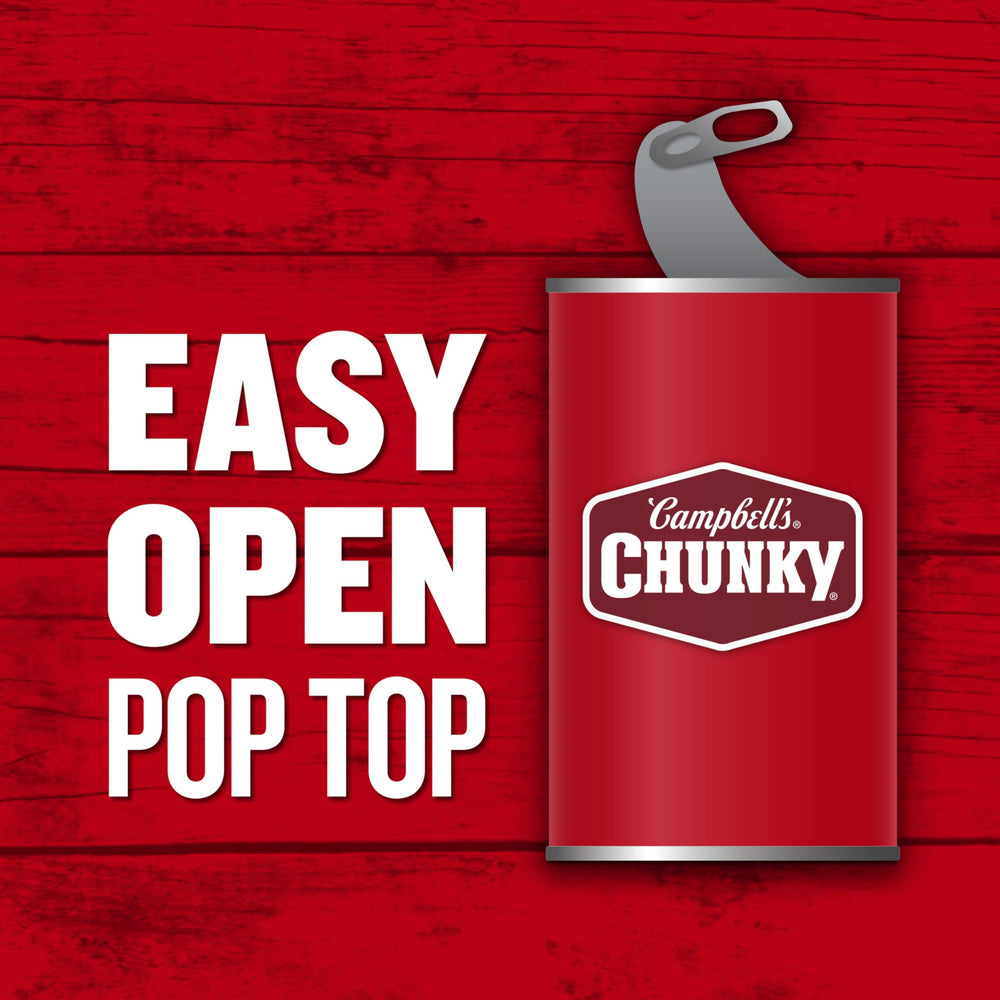 Campbell’s Chunky en microondas demostrando preparación rápida y práctica