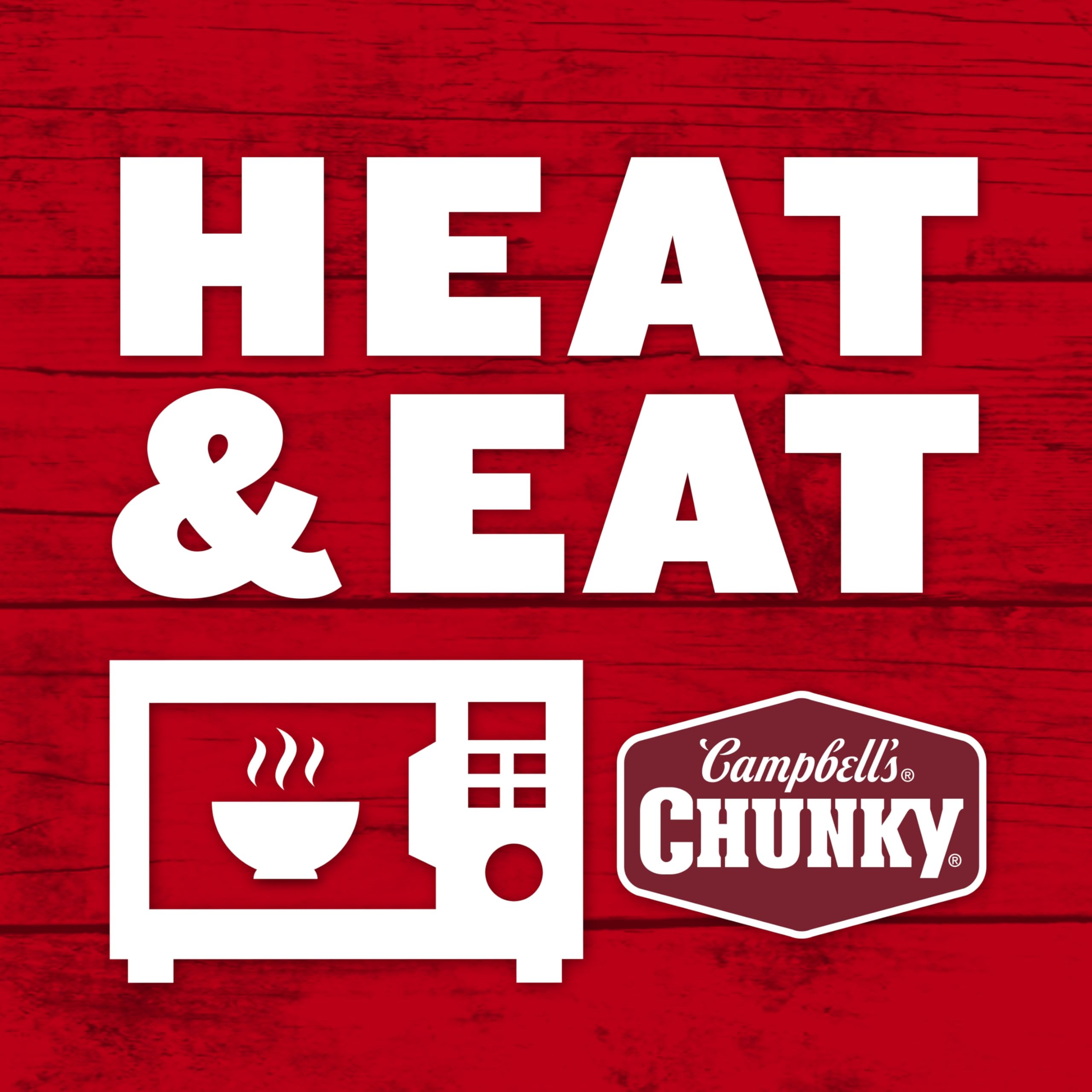 Campbell’s Chunky lata abierta con contenido listo, facilidad de servicio