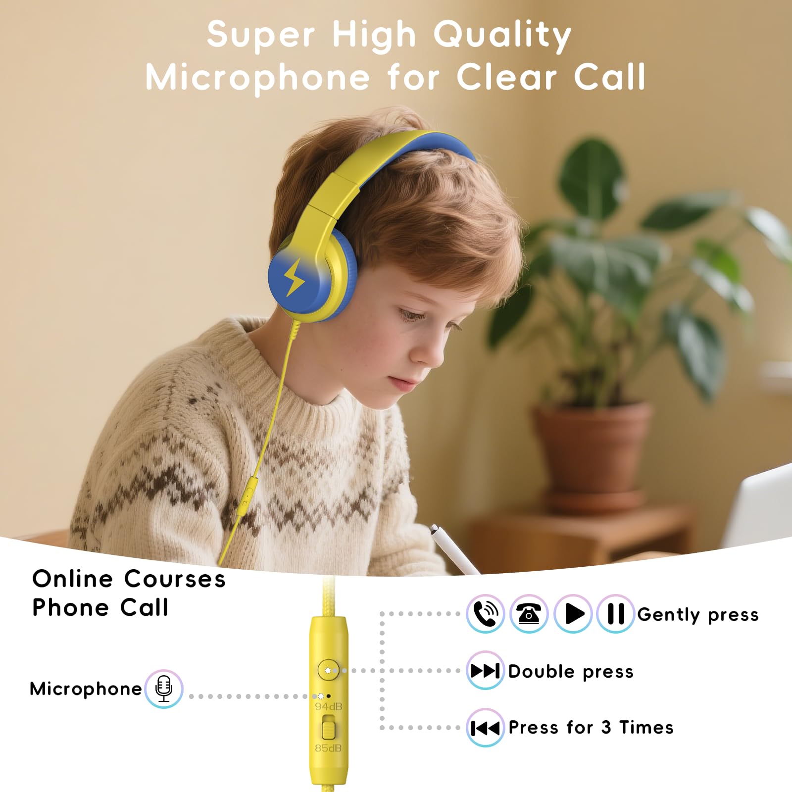 Candy Bila auriculares plegados compactos para transporte fácil