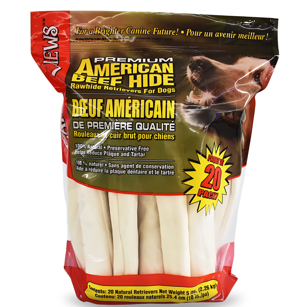 Canine Chews front packaging showing 20-pack and value savings