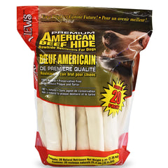 Canine Chews front packaging showing 20-pack and value savings