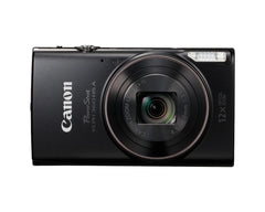 Canon PowerShot ELPH 360 HS front view showing compact design and quick access controls