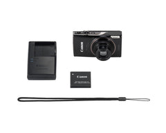Canon PowerShot ELPH 360 HS close-up of 12x optical zoom lens with stabilizer benefit