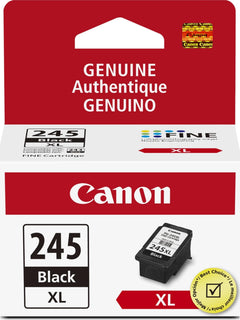Canon PG-245 XL frente del empaque mostrando autenticidad y ahorro