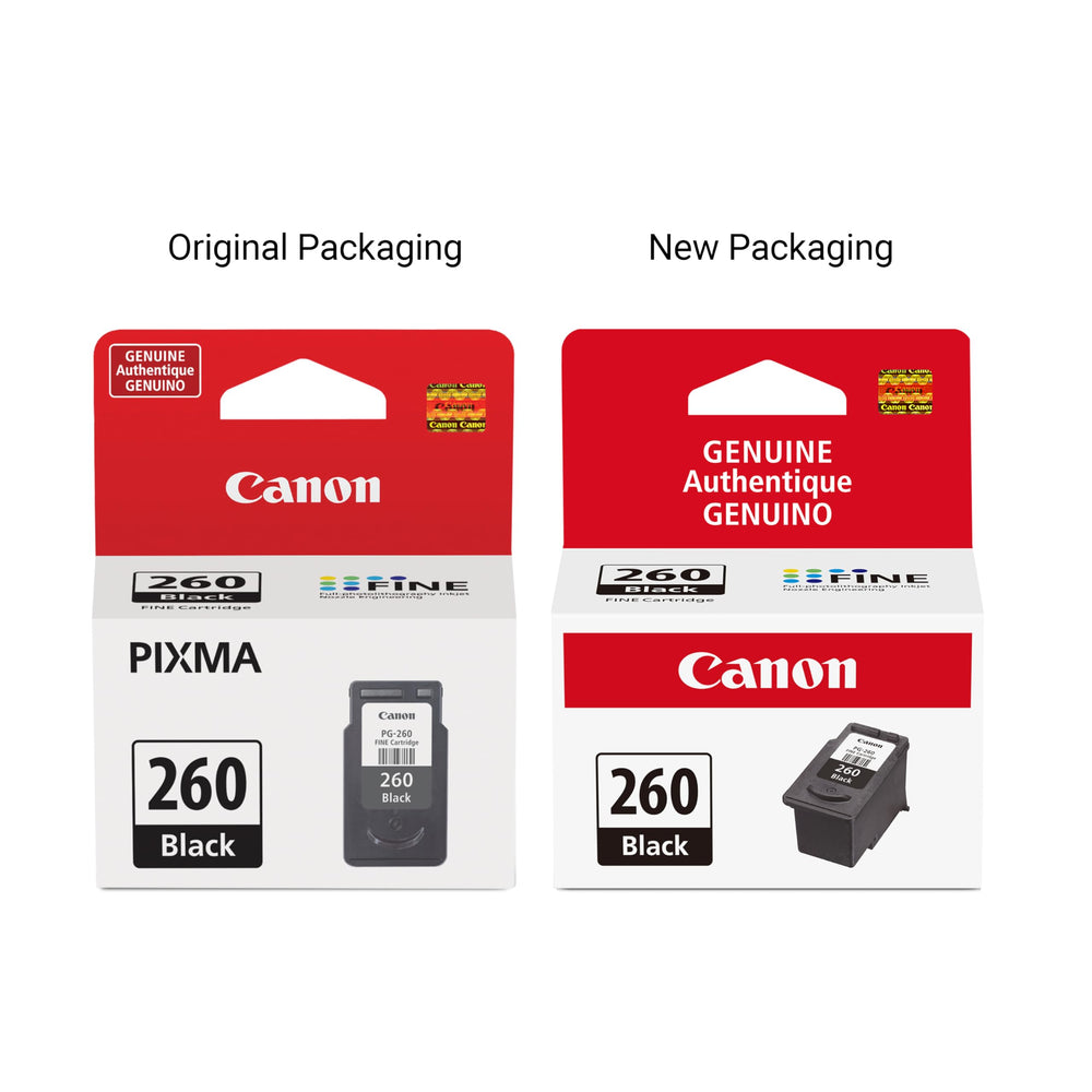 Canon PG-260 instalado en impresora Canon demostrando uso sencillo