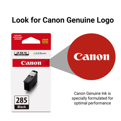 Canon PG-285 siendo instalado en impresora Canon para rendimiento fiable