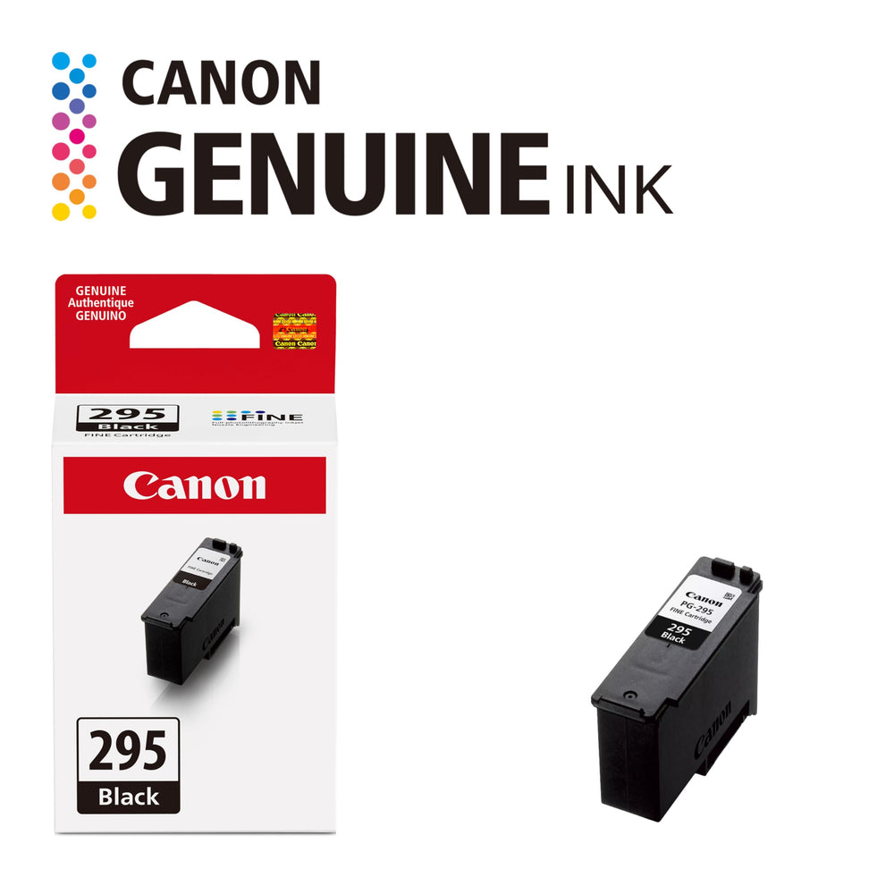 Canon PG-295 empaque genuino que protege la calidad y la autenticidad